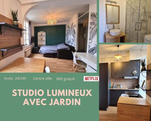 Studio calme avec jardin : Appartements proche de Saint-Germain-lès-Arpajon