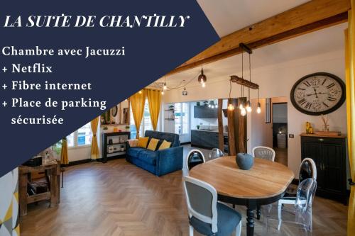 La Suite de Chantilly - Appartement de 80m2 avec Jacuzzi privé ! : Appartements proche de Gouvieux