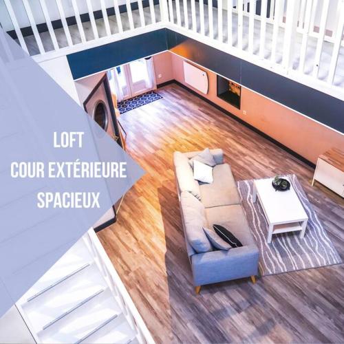 Le Loft • Spacieux • Fibre • Cour extérieure : Maisons de vacances proche de Coings