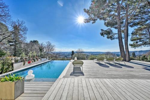 Bel Horizon Vue imprenable et exceptionnelle : Villas proche de Rochefort-du-Gard