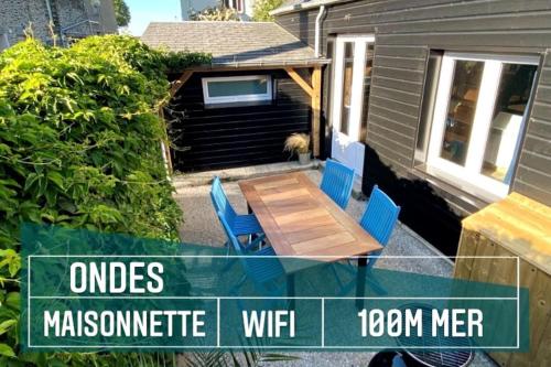 Maisonnette,100m mer, proche St Malo/Cancale, WIFI : Maisons de vacances proche de Saint-Benoît-des-Ondes