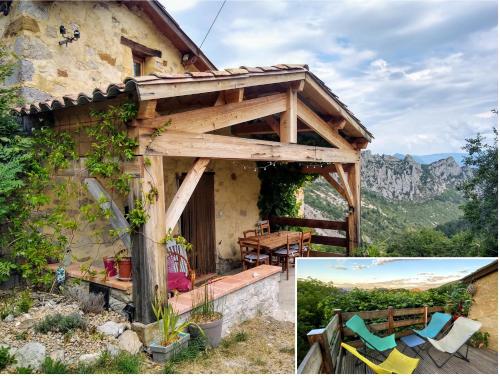Gîte de la Chabespa, belle vue, au calme : Maisons de vacances proche de Savournon