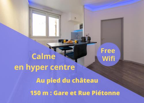 Appart'Hôtel de la Gare - Cocooning : Appartements proche de Montbouton
