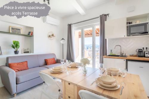 Mont Ventoux - Terrasse - Vue dégagée - Linge de qualité - Fibre - Confort : Appartements proche de Gardanne