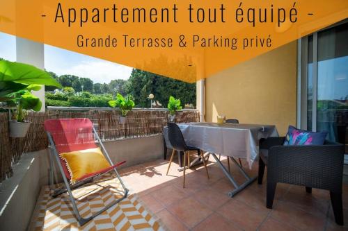 Appartement tout équipé terrasse et parking privé : Appartements proche de Septèmes-les-Vallons