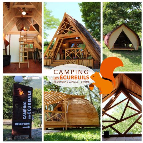 Habitat Créateur - Hébergements insolites au camping municipal Les Ecureuils : Campings proche de La Charce
