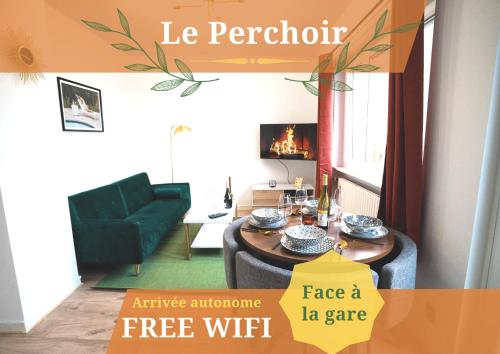 Le Perchoir - WIFI - Gare - Proche tous commerces : Appartements proche de Saint-Jean-de-Bassel