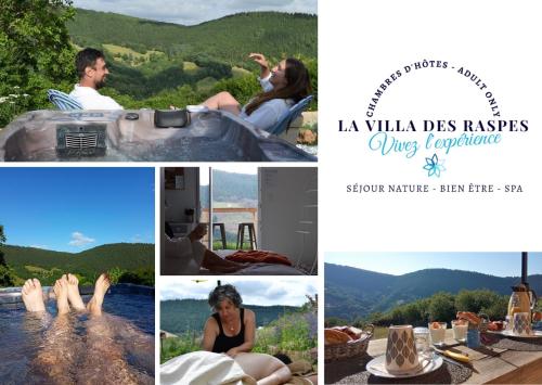 La Villa Des Raspes - Holistique Spa - Adult Only : B&B / Chambres d'hotes proche de Calmels-et-le-Viala