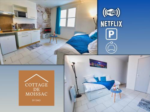 Studio style urbain Cottage de Moissac : Appartements proche de Castelmayran