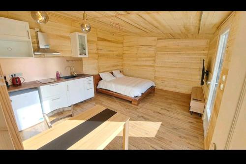 Chalet avec bain nordique : B&B / Chambres d'hotes proche de Vazerac