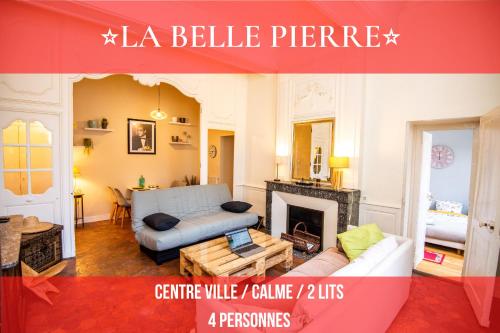 LA BELLE PIERRE - Appartement de charme très calme en Cœur de Ville : Appartements proche d'Augy