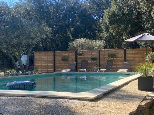 Issola - Maison familiale avec piscine : Maisons de vacances proche de Besse-sur-Issole