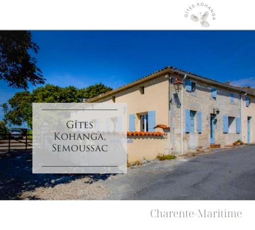 Gîtes Kohanga - gîte familial avec piscine en Charente-Maritime : Maisons de vacances proche de Nieul-le-Virouil