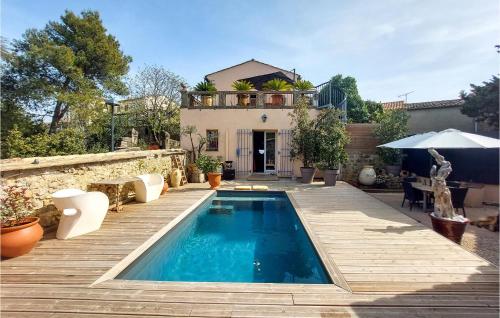 Amazing Home In Murviel Les Montpellie With Outdoor Swimming Pool, Wifi And 3 Bedrooms : Maisons de vacances proche de La Boissière