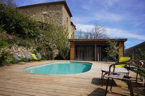 Mas Montet chez Raphael : Maisons de vacances proche de Saint-André-de-Majencoules