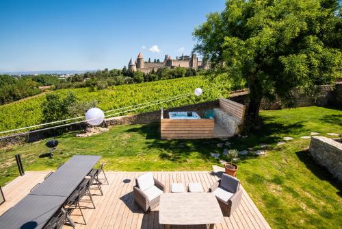 L'écrin de la Cité, Coeur de Vignes : Maisons de vacances proche de Rouffiac-d'Aude