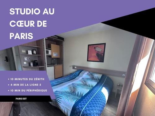 Studio sophistiqué à la porte de Paris : Appartements proche de Le Pré-Saint-Gervais
