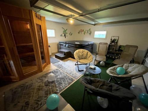 Villa 165 m2 pour 8 personnes avec Jacuzzi et Sauna : Villas proche de Tréouergat