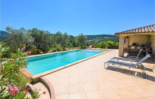 Amazing Home In St Marcellin Ls Vaiso With Outdoor Swimming Pool And 1 Bedrooms : Maisons de vacances proche de Puyméras