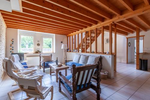 La Grange - Charmante maison à Langrune-sur-mer : Maisons de vacances proche de Saint-Aubin-sur-Mer