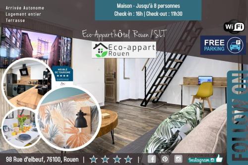 Eco-Appart'hôtel Rouen / SLT : Appartements proche de Le Grand-Quevilly