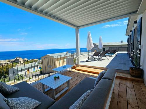 Superbe villa avec piscine- Erbalunga Cap Corse : Villas proche de Brando