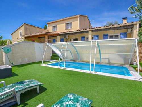 Charming villa with private pool, terrace and fenced garden in Drôme Provençale : Maisons de vacances proche de Saint-Restitut