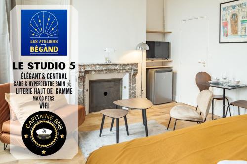 Ateliers Begand Studio 5 - Proximité Gare et Hypercentre : Appartements proche de La Rivière-de-Corps