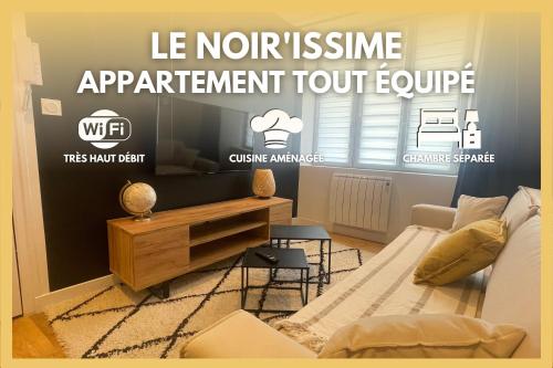 Le Noir’issime - Appartement tout équipé à Niort : Appartements proche de Saint-Symphorien