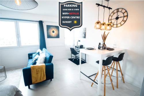 LE PERSIAN Studio-Parking-Wifi : Appartements proche d'Étiolles