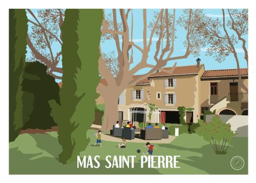 Le Mas Saint Pierre - 10 personnes : Maisons de vacances proche de Plan-d'Orgon