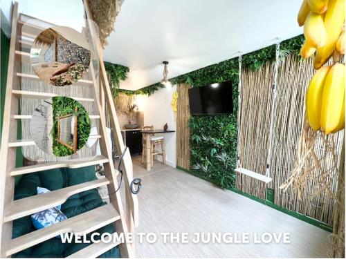 Nuit dans la jungle - love room : Appartements proche de Jouy