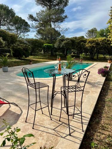 Bastide, maison, villa avec piscine privé proximité Aix en Provence : Villas proche de Jouques