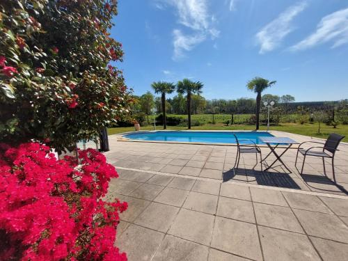 Confortable Landaise avec piscine privée proche lac et golf : Maisons de vacances proche d'Arue
