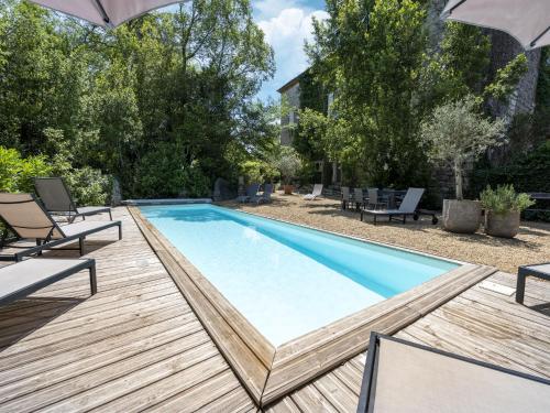 Amazing holiday home in Labeaume with private pool : Maisons de vacances proche de Labeaume