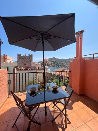 3FAN4-Charmant appartement-Vue sur la mer et clocher de Collioure : Appartements proche de Collioure