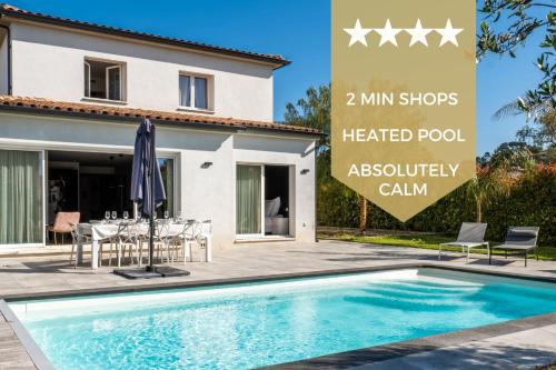 SERRENDY Family villa with heated pool : Maisons de vacances proche de Mougins