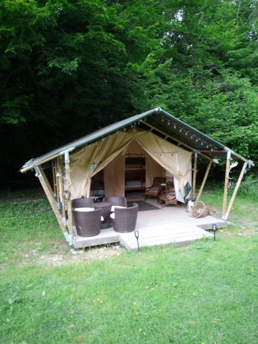 Tente lodge Élevage Girbal : Tentes de luxe proche de La Chapelotte
