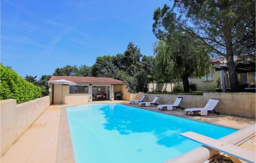 Stunning Home In Montboucher Sur Jabron With 3 Bedrooms, Private Swimming Pool And Outdoor Swimming Pool : Maisons de vacances proche de Condillac