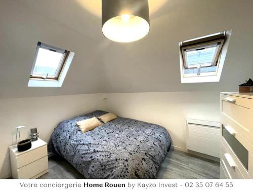 Hervé agréable maison de ville à Rouen pour 2 ! : Appartements proche de Maromme
