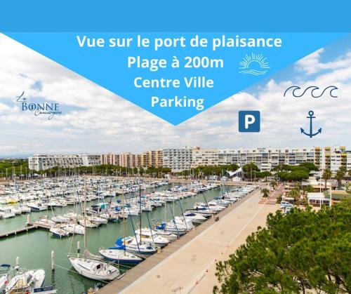 Le Plaisancier * Plage à 200 M * Parking Privé : Appartements proche de Saint-Aunès