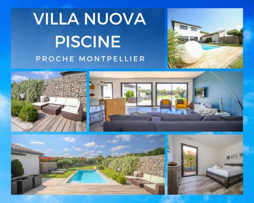 Villa Nuova Piscine Proche Montpellier : Villas proche de Saint-Vincent-de-Barbeyrargues