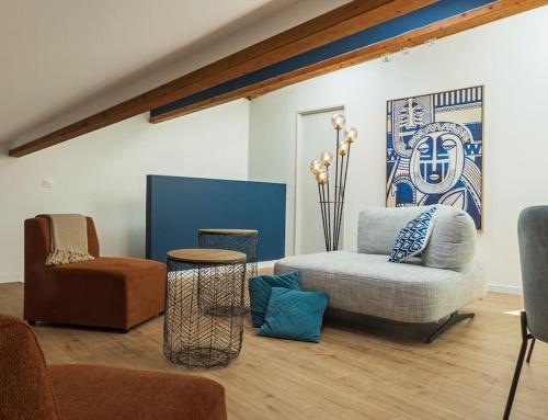 Les Rives Bleues - atypique et climatisé - 2 salles d'eau - Wifi : Appartements proche de Sainte-Croix