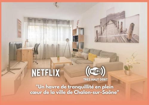 Appartement Zen à Chalon-sur-Saône : Appartements proche de Lux