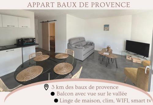 Appart avec Balcon aux Baux-De-Provence : Appartements proche de Les Baux-de-Provence