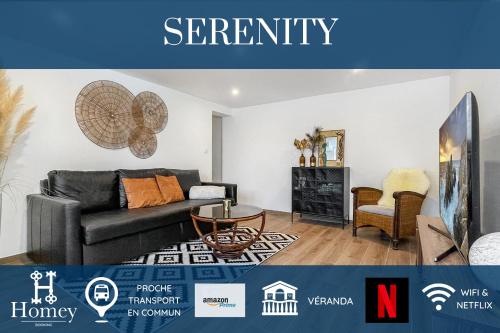 HOMEY SERENITY - Véranda - Netflix & Amazon Prime - Wifi gratuit : Appartements proche de Bons-en-Chablais