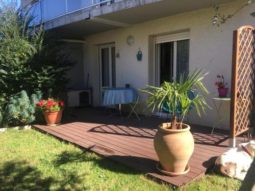 Appartement avec jardin clos privé : Appartements proche de Bordères-sur-l'Échez