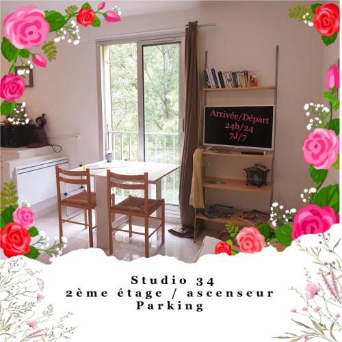 Calme et arboré, Studio 34 : Appartements proche de Digne-les-Bains