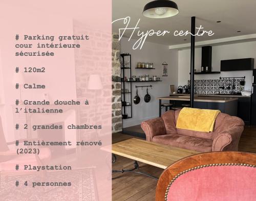 Pasteur hyper centre, 2 chambres, calme, local vélos et motos : Appartements proche de Montaigu