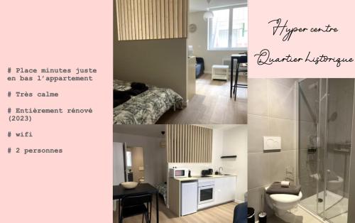 Studio cocon hyper centre : Appartements proche de Le Louverot